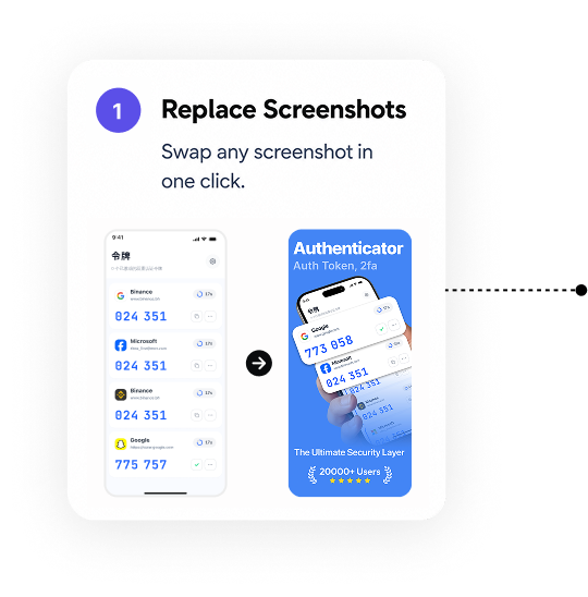 Replace screenshots